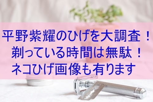 平野紫耀のひげを大調査 剃っている時間は無駄 ネコひげ画像も有ります ぽかぽかブログ