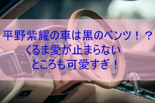 平野紫耀の車は黒のベンツ くるま愛が止まらないところも可愛すぎ ぽかぽかブログ